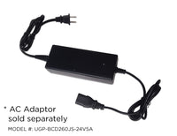 Off-Grid Classic Retro by Unique 10 Cu. Ft. Solar Powered DC Bottom Mount Refrigerator - UGP-275L W