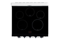Classic Retro by Unique 30" 3.9 Cu. Ft. Induction Range - Marshmallow White - UNQ-30CR IC W  | Cuisinière à induction Classic Rétro par Unique de 30 po et de 3,9 pi3 - blanc guimauve - UNQ-30CR IC W  | UNQ30ICW