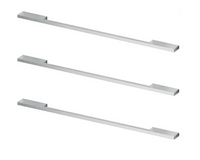 Contemporary Square Fine 3 Piece Handle Kit