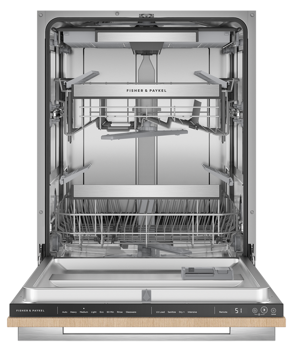 24 Inch Fully Integrated Built-In Panel Ready Smart Dishwasher