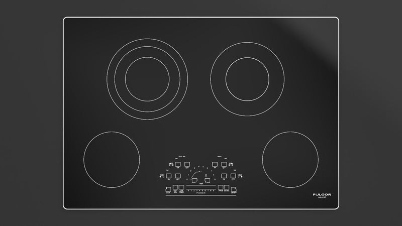30 Inch Electric Cooktop with 4 Elements