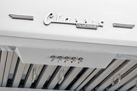 Classic Retro by Unique 30" Under Cabinet Range Hood - UGP-30CR RH W 