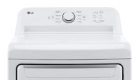 LG 4.8 Cu. Ft. Top-Load Washer with 4-Way Agitator and 7.3 Cu. Ft. Electric Dryer | Laveuse à chargement par le haut de 4,8 pi³ avec agitateur à 4 directions et sécheuse électrique de 7,3 pi³ de LG | LGTL6105
