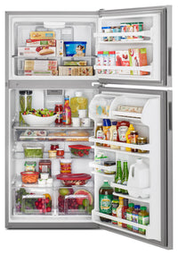 Maytag 18 Cu. Ft. Top-Freezer Refrigerator – MRT118FFFZ - Refrigerator in Stainless Steel