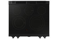 Samsung 6.3 Cu. Ft. Smart Electric Slide In Range with Oven Camera - Stainless Steel - NSE6DG8700SRA… | Cuisinière intelligente électrique encastrée Samsung de 6,3 pi³ avec caméra de four - acier inoxydab…