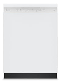 Bosch 300 Series 24" 48 dBA Smart Dishwasher with PrecisionWash® - White - SHE41CM2N | Lave-vaisselle intelligent Bosch de série 300 de 24 po de 48 dBA avec PrecisionWashMD - blanc - SHE41CM2N | SHE41M2N