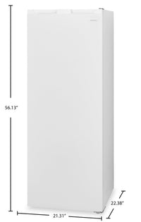 Frigidaire 7 Cu. Ft. Garage-Ready Upright Freezer - White - FFUE0725AW | Congélateur vertical Frigidaire de 7 pi³ qui convient à une installation dans un garage - blanc - FFUE0725AW | FFUE072W