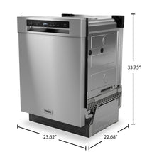 Thor Kitchen 24" Front-Control Dishwasher - Stainless Steel - ADW24PF | Lave-vaisselle Thor Kitchen de 24 po avec commandes à l’avant - acier inoxydable - ADW24PF | ADW24PFS