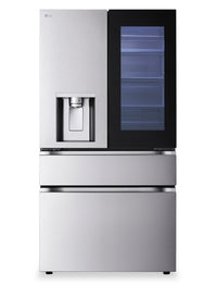 LG 36" 29 Cu. Ft. InstaView® Door-in-Door® Standard-Depth MAX™ Refrigerator with MyColor™ - LF29S8365S | Réfrigérateur LG de 36 po et de 29 pi3 avec technologie InstaViewMC, Porte dans la porteMD et MyColourMC - LF29S8365S | LF29S85S