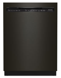 KitchenAid 39 dB Front-Control Dishwasher with Third Level Rack - KDFE204KBS - Dishwasher in Black Stainless Steel with PrintShield™ Finish