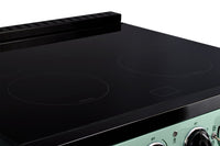 Classic Retro by Unique 30" 3.9 Cu. Ft. Induction Range - Summer Mint Green - UNQ-30CR IC LG | Cuisinière à induction Classic Rétro par Unique de 30 po et de 3,9 pi3 - vert menthe estival - UNQ-30CR IC LG | UNQ30ICG