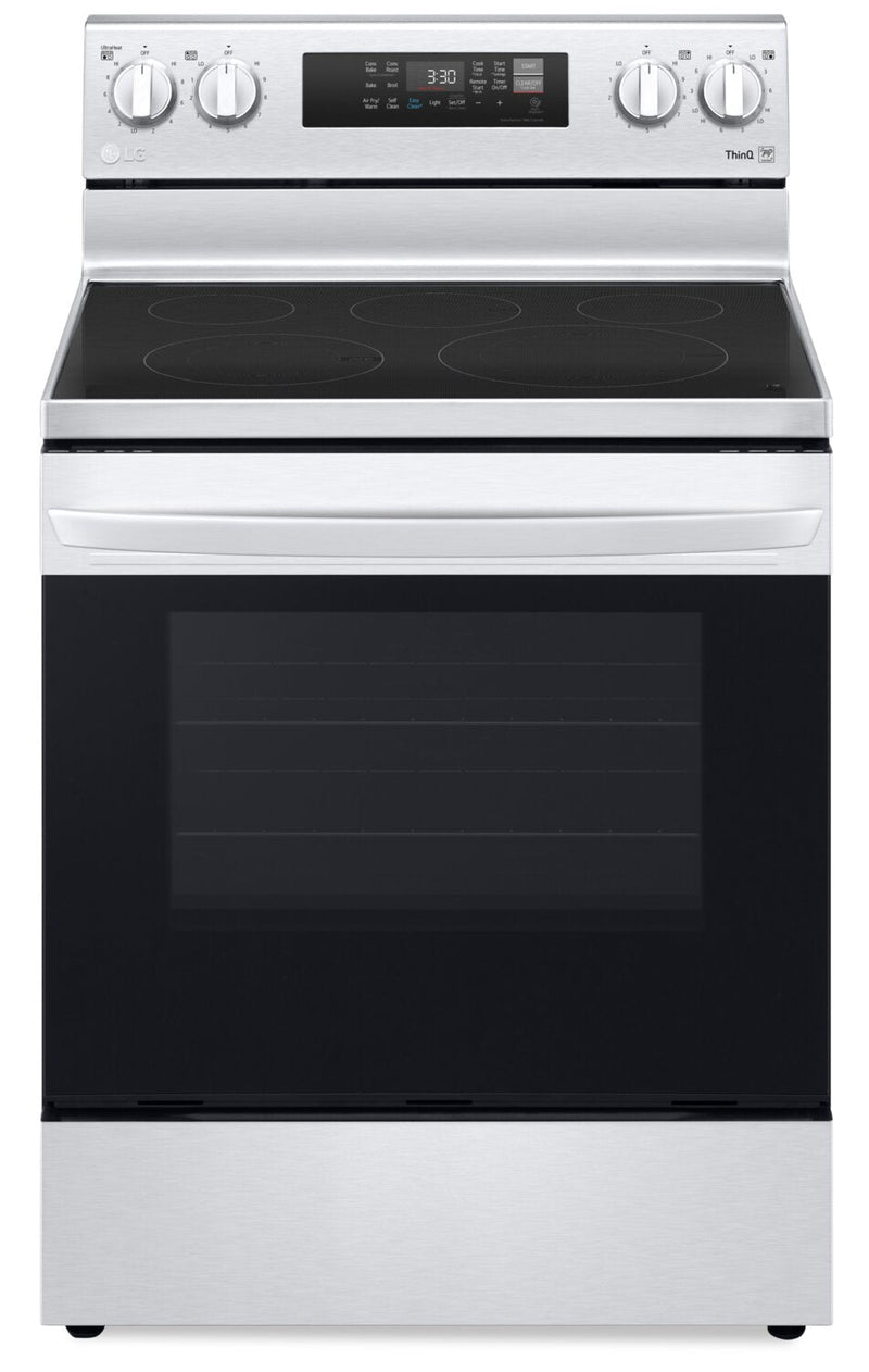 LG 6.3 Cu. Ft. Smart Convection Electric Range with Air Fry - LREL6323S - Electric Range in Stainless Steel