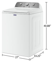 Maytag 5.2 Cu. Ft. Top-Load Washer with Power™ Agitator - MVW4505MW 