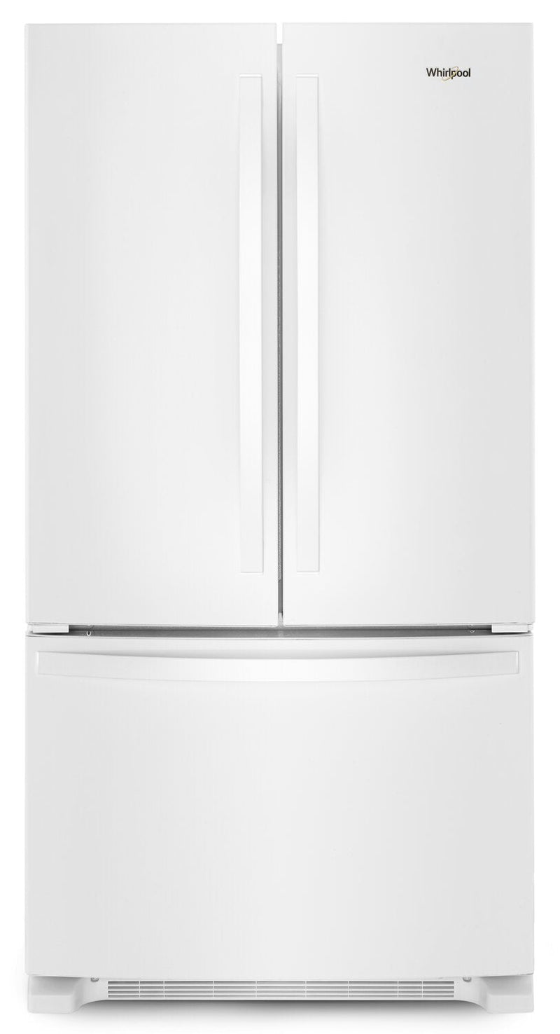 Whirlpool 36" 25 Cu. Ft. French-Door Refrigerator with Interior Water Dispenser - WRFF3236RW | Réfrigérateur Whirlpool de 36 po et de 25 pi³ à portes françaises avec distributeur d’eau interne - WRFF3236RW | WRFF32RW