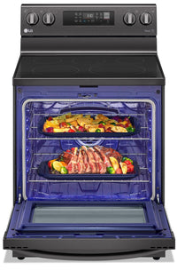 LG 6.3 Cu. Ft. Smart Convection Electric Range with Air Fry - LREL6323D 
