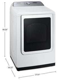 Samsung 7.4 Cu. Ft. Electric Dryer with Steam - White - DVE52DG5505WAC | Sécheuse électrique à la vapeur Samsung de 7,4 pi3 - blanche - DVE52DG5505WAC | DVE52DG5