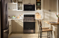 Whirlpool 5 Cu. Ft. Smart Gas Range with Air Fry and Self-Clean - Black Stainless Steel - WFGS7530RV | Cuisinière intelligente à gaz Whirlpool de 5 pi³ avec friture à air et autonettoyage - acier inoxydable noir - WFGS7530RV | WFGS75RV