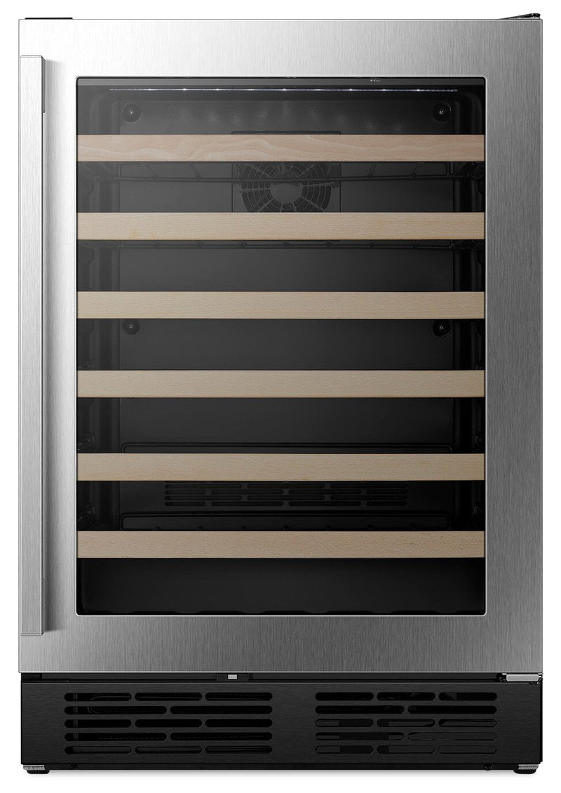 Hisense 5.4 Cu. Ft. 54-Bottle Wine Cooler with Wi-Fi and Reversible Door - Stainless Steel - HWS054N6SS | Refroidisseur à vin Hisense de 5,4 pi3 pour 54 bouteilles avec Wi-Fi et porte réversible - acier inoxydable - HWS054N6SS | HWS054NS