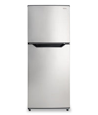 Danby 23.4" 10 Cu. Ft. Apartment-Size Top-Mount Refrigerator - Stainless Steel - DFF101B1BSSDB | Réfrigérateur Danby de format appartement de 10 pi3 et de 23,4 po à congélateur supérieur - acier inoxydable - DFF101B1BSSDB | DFF10SDB