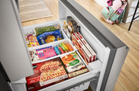 Whirlpool 36" 30.5 Cu. Ft. French-Door Refrigerator with Interior Water Dispenser - Stainless Steel - WRFF3336SZ | Réfrigérateur Whirlpool de 36 po et de 30,5 pi³ à portes françaises avec distributeur d’eau - acier inoxydable - WRFF3336SZ | WRFF333Z