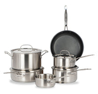 Cuisinart 10-Piece Classic Collection® Stainless Steel Cookware Set - CSS-10BC | Batterie de cuisine 10 pièces Cuisinart de la série Classic CollectionMD en acier inoxydable - CSS-10BC | CSS10BCW