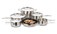 Cuisinart 10-Piece Classic Collection® Stainless Steel Cookware Set - CSS-10BC | Batterie de cuisine 10 pièces Cuisinart de la série Classic CollectionMD en acier inoxydable - CSS-10BC | CSS10BCW