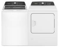 Whirlpool 5.2 Cu. Ft. Top-Load Washer with Built-In Faucet and 7 Cu. Ft. Gas Dryer with Steam | Laveuse à chargement par le haut de 5,2 pi3 avec robinet intégré et sécheuse à gaz de 7 pi3 avec vapeur de Whirlpool | WHTL525B