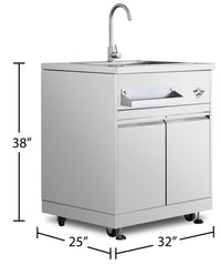 Thor Kitchen Outdoor Kitchen Sink Cabinet - MK01SS304 