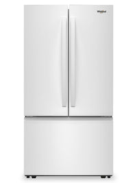 Whirlpool 36" 30.5 Cu. Ft. French-Door Refrigerator with Interior Water Dispenser - White - WRFF3336SW | Réfrigérateur Whirlpool de 36 po et de 30,5 pi³ à portes françaises avec distributeur d’eau interne - blanc - WRFF3336SW | WRFF333W