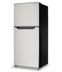 Danby 23.4" 10 Cu. Ft. Apartment-Size Top-Mount Refrigerator - Stainless Steel - DFF101B1BSSDB | Réfrigérateur Danby de format appartement de 10 pi3 et de 23,4 po à congélateur supérieur - acier inoxydable - DFF101B1BSSDB | DFF10SDB