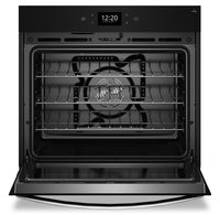 Whirlpool 30" 4.3 Cu. Ft. Electric Single Wall Oven with True Convection - Black Stainless Steel wit… | Four mural simple électrique Whirlpool de 4,3 pi³ et de 30 po avec convection véritable - acier inox…