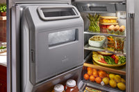 KitchenAid 36" 26.2 Cu. Ft. French-Door Refrigerator - PrintShield Stainless - KRMF536RPS | Réfrigérateur KitchenAid de 26,2 pi³ et de 36 po à portes françaises - acier inoxydable avec fini Pr…
