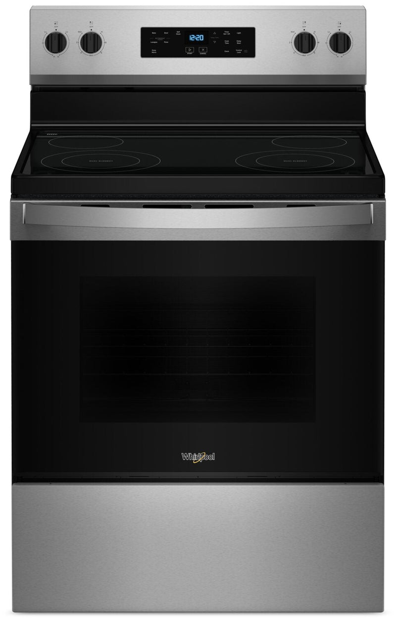 Whirlpool 5.3 Cu. Ft. Electric Range with Self-Clean - Stainless Steel | MN