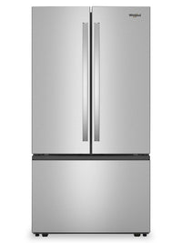 Whirlpool 36" 30.5 Cu. Ft. French-Door Refrigerator with Interior Water Dispenser - Stainless Steel - WRFF3336SZ | Réfrigérateur Whirlpool de 36 po et de 30,5 pi³ à portes françaises avec distributeur d’eau - acier inoxydable - WRFF3336SZ | WRFF333Z