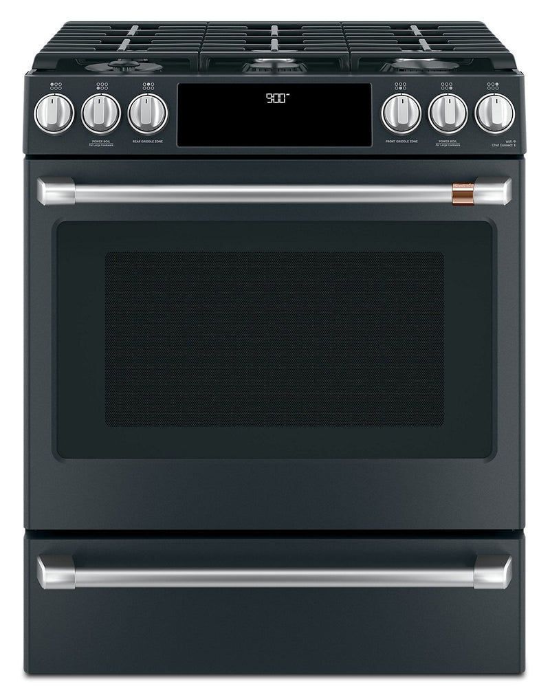 Café 30" Slide-In Dual-Fuel Convection Range - CC2S900P3MD1|Cuisinière hybride encastrée Café de 30 po à convection - CC2S900P3MD1|CC2S900M