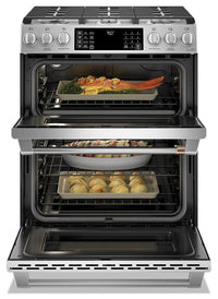 Café Slide-In Double-Oven Gas Range with Convection - CCGS750P2MS1|Cuisinière à gaz encastrée Café à double four avec convection - CCGS750P2MS1|CCGS750S