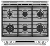 Café Slide-In Double-Oven Gas Range with Convection - CCGS750P2MS1|Cuisinière à gaz encastrée Café à double four avec convection - CCGS750P2MS1|CCGS750S