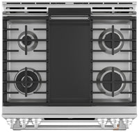 Café Slide-In Double-Oven Gas Range with Convection - CCGS750P2MS1|Cuisinière à gaz encastrée Café à double four avec convection - CCGS750P2MS1|CCGS750S