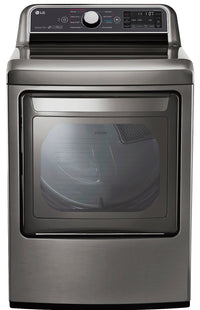 LG 7.3 Cu. Ft. Super Capacity Electric Dryer with EasyLoad™ - DLEX7300VE|Sécheuse électrique LG à super grande capacité de 7,3 pi3 avec porte EasyLoadMC - DLEX7300VE|DLEX7300