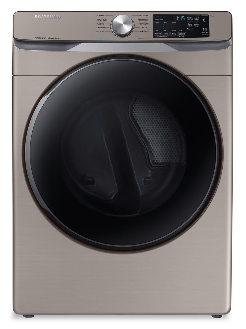 Samsung 7.5 Cu. Ft. Electric Dryer with Steam Sanitize+ - DVE45T6100C/AC|Sécheuse électrique  Samsung frontale 7,5 pi3, fonction Steam Sanitize+ - DVE45T6100C/AC|DVE45T6C