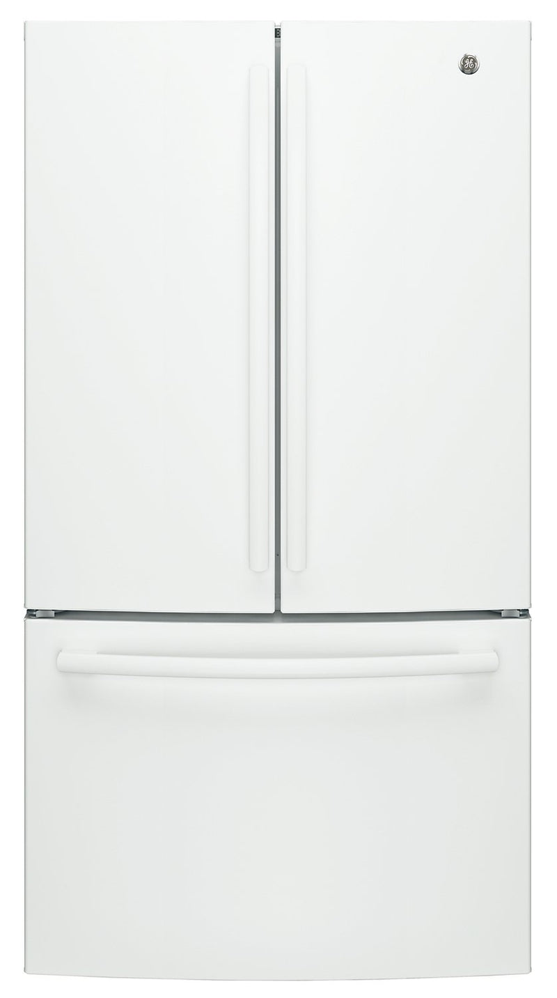 GE 27 Cu. Ft. French-Door Refrigerator - GNE27JGMWW|Réfrigérateur GE de 27 pi³ à portes françaises - GNE27JGMWW|GNE27JGW