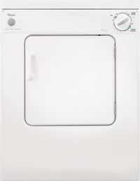 Whirlpool 3.4 Cu. Ft. Compact Electric Dryer - LDR3822PQ|Sécheuse électrique compacte Whirlpool de 3,4 pi3 - LDR3822PQ|LDR3822PQ