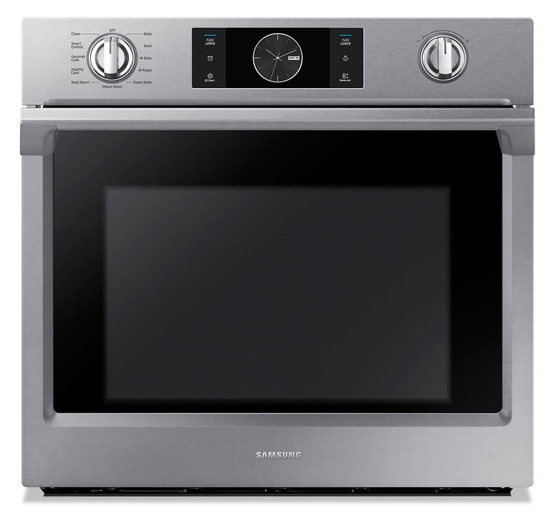 Samsung 5.1 Cu. Ft. Convection Wall Oven with Steam Bake - NV51K7770SS/AA|Four mural Samsung de 5,1 pi3 à convection avec cuisson à la vapeur - NV51K7770SS/AA|NV51K77S