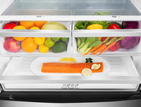 Hisense 21.1 Cu. Ft. French-Door Counter-Depth Refrigerator – RF208N6ASE|Réfrigérateur Hisense de 21.1 pi³ de profondeur comptoir à portes françaises – RF208N6ASE|RF208N6S