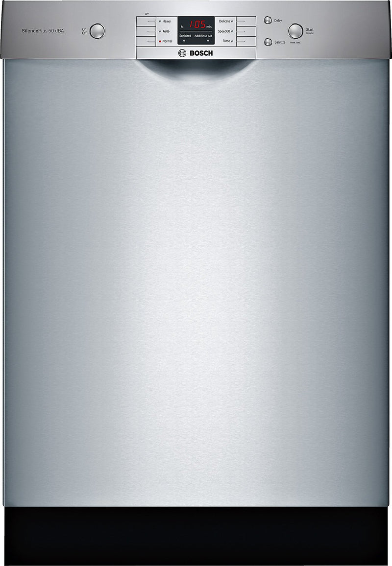 Bosch 100 Series Front Control Dishwasher - SHEM3AY55N|Lave-vaisselle Bosch de série 100 avec commandes à l'avant - SHEM3AY55N|SHEM3AY5