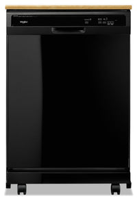 Whirlpool Heavy-Duty Tall-Tub Portable Dishwasher - WDP370PAHB|Lave-vaisselle portatif robuste Whirlpool à cuve haute - WDP370PAHB|WDP370HB