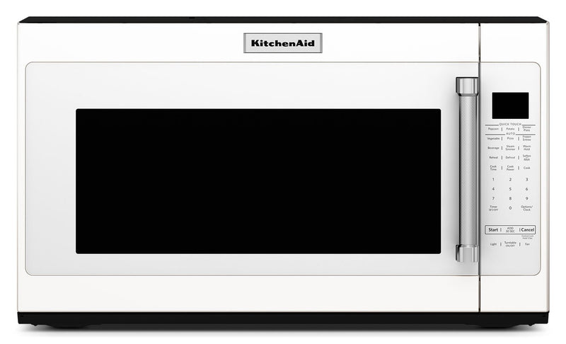 KitchenAid 2.0 Cu. Ft. Over-the-Range Microwave with Sensor Functions - YKMHS120EW|Four à micro-ondes à hotte intégrée KitchenAid de 2,0 pi³ - YKMHS120EW|YKMHS12W