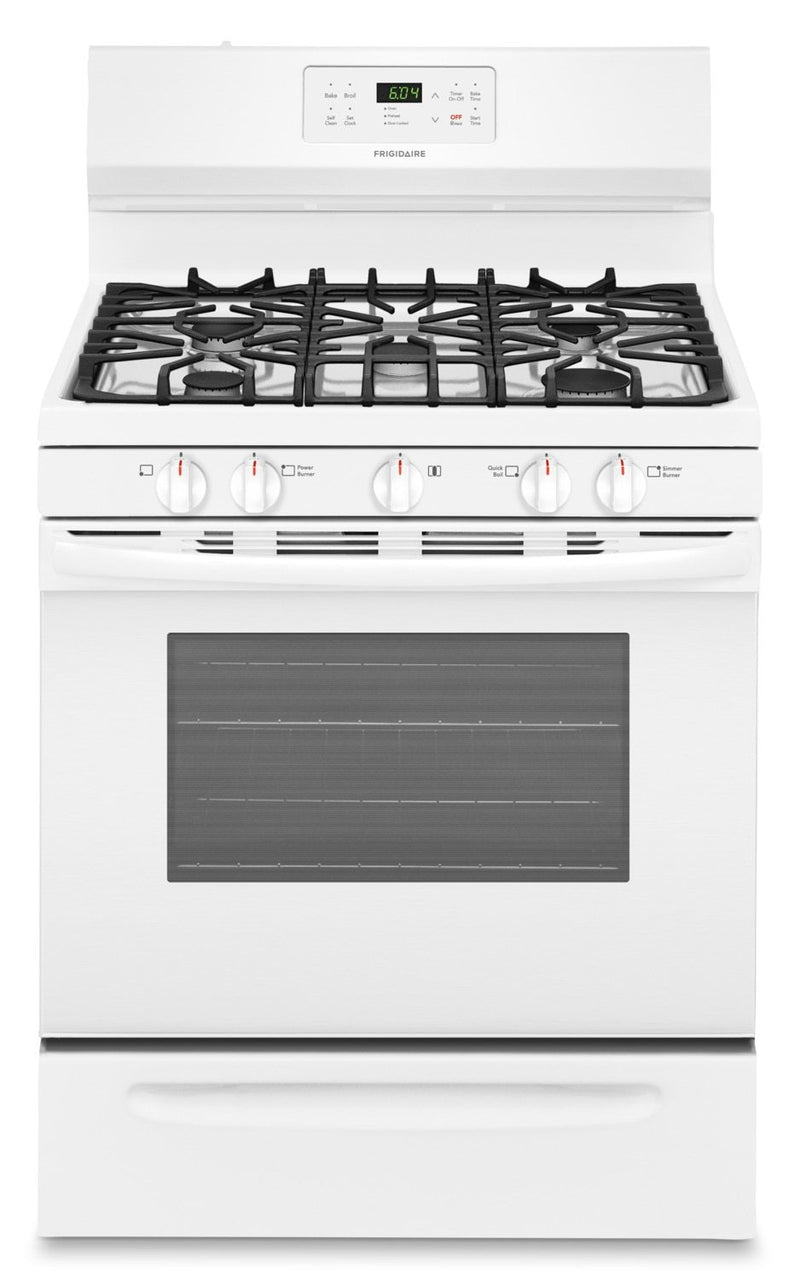 Frigidaire 5.0 Cu. Ft. Gas Range – FFGF3054TW|Cuisinière à gaz Frigidaire de 5,0 pi3 - FFGF3054TW|FFGF354W