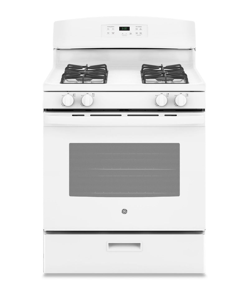 GE 5.0 Cu. Ft. Freestanding Gas Range – JCGBS60DEKWW|Cuisinière à gaz amovible GE de 5,0 pi³ - JCGBS60DEKWW|JCGBS60W