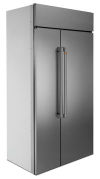 Café 42" Built-In 25 Cu. Ft. Smart Side-by-Side Refrigerator - CSB42WP2NS1|Réfrigérateur intelligent encastré Café de 42 po de 25 pi3 à compartiments juxtaposés - CSB42WP2NS1|CSB42WPS
